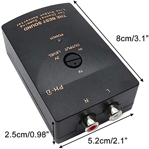 2-Channel Hi-Low Converter - Car Audio Signal Converter | Speaker To RCA Adapter