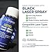 Brilliance Laser Inks 12 Oz Laser Marking Spray - Black, Permanent High Contrast Metal Marker Aerosol for Fiber, YAG, Diode, and CO2 Laser Engraver Machine, BLI101