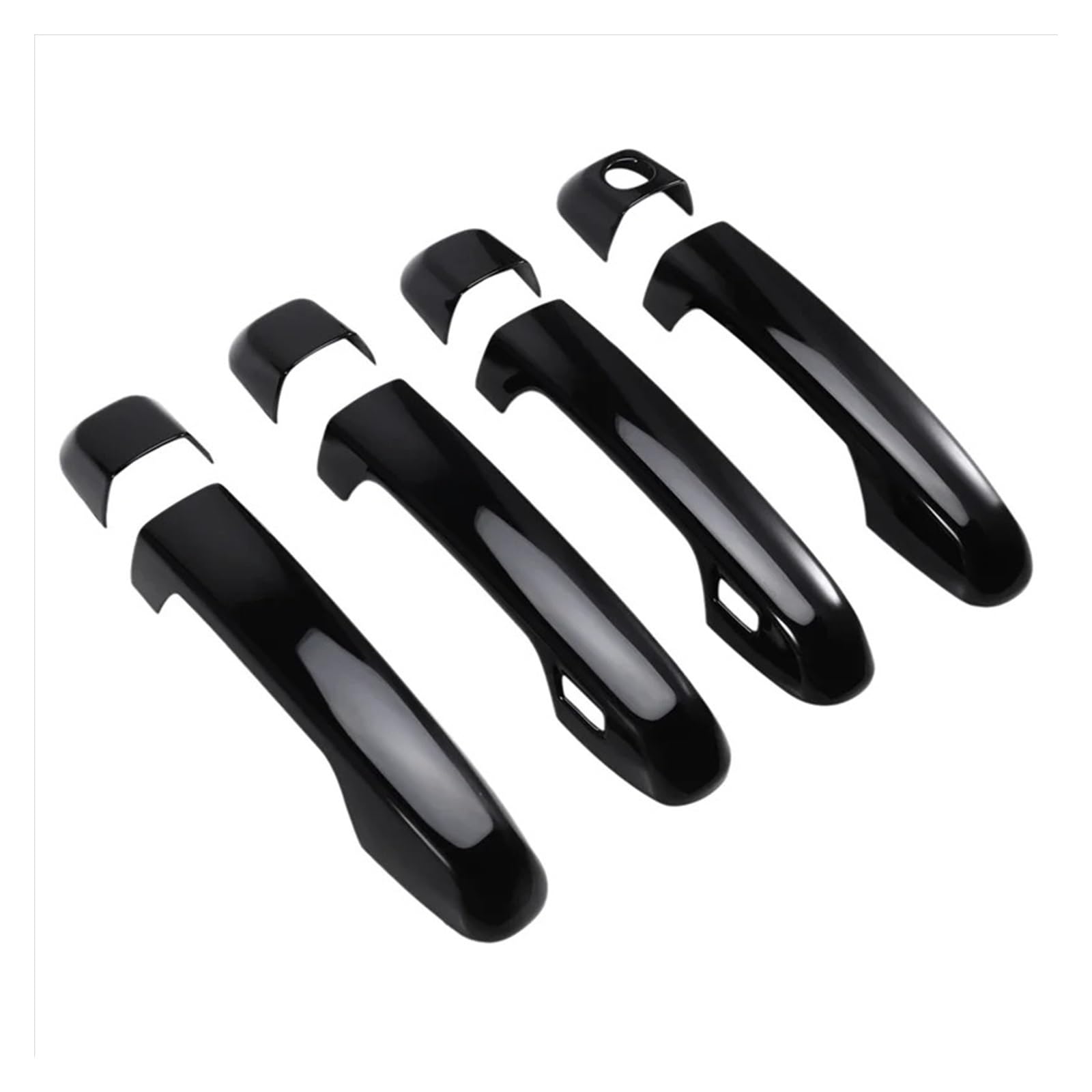 Punxdda Car Exterior Door Handle for Toyota for 4Runner 2010-2024A70X Car Exterior Door Handles Cover Exterior Door Handles Scratch Protective Decor(Glossy Black)