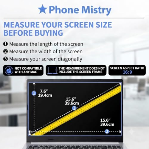 Image of 15.6-Inch Laptop Screen Guard (HD CLEAR(GLOSSY FINISH), PACK OF 2)