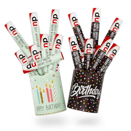 younikat Aufkleber-Set Happy Birthday Konfetti und Happy Birthday Mint passend für zwei Duplo Pralinen Packungen I 26 Aufkleber I Geschenk-Idee Mitbringsel I dv1366 younikat Aufkleber-Set Happy Birthday Konfetti und Happy Birthday Mint passend für zwei Duplo Pralinen Packungen I 26 Aufkleber I Geschenk-Idee Mitbringsel I dv1366