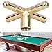 Bridge Head, Metal Anti-Slip Coated Billiards Snooker Pool Cue Cross Rest Bridge Head Holder Billiard Accessory for Pool Table(Cross Type)