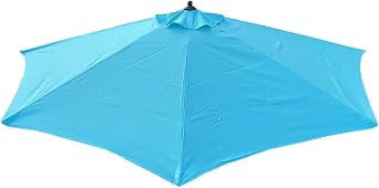 BELLRINO Umbrella Canopy Replacement for 9ft 5 Ribs Half Umbrella, Replacement Canopy ONLY