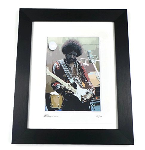 artcandi Jimi Hendrix Limited Edition Framed Art