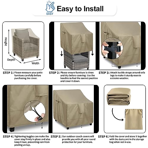 OutdoorLines Outdoor Waterproof Furniture Chair Cover by OutdoorLines - Used condition - Image 6