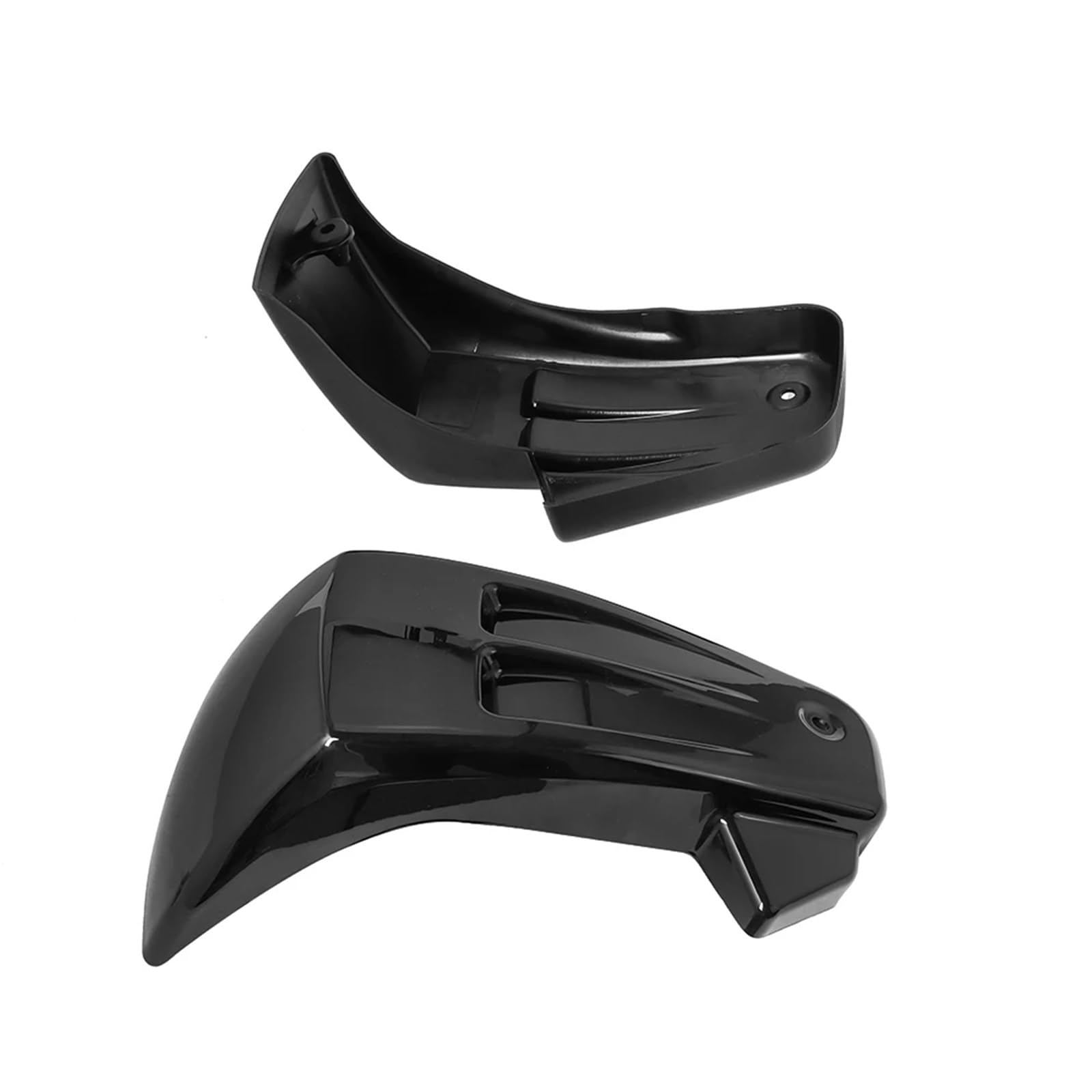 otorcycle Battery Side Fairing Cover Panel Protect Osłona owiewki akumulatora lewa i prawa motocykla pasuje do Harley M8 Softail FXFB FXFBS FAT BOB Sport Glide 2018-2022(Black)