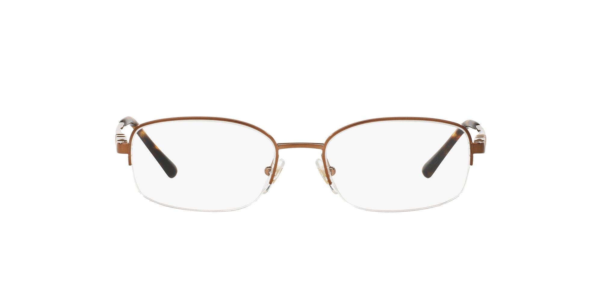 Sferoflex Women's Brown Sf2579 472 Woman Optical Frames Metal Round