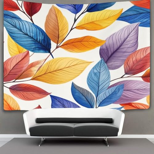 Couverture murale impression feuille 3D tapisserie de salon