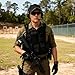Aythwnyn Tactical Vest Set for Men Airsoft Paintball Vests Gear and Equipment with Hat,Glove,Visor,Goggles（Black）