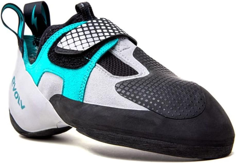 EVOLV, Zenist Climbing Shoe - Women's, White/Teal/Black, 5.5