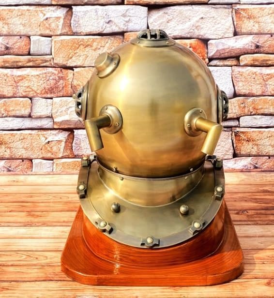 US Navy Diving Helmet - Anchor Engineering Diving Helmet Deep Sea Scuba Diving Helmet Scuba Diving Helmet