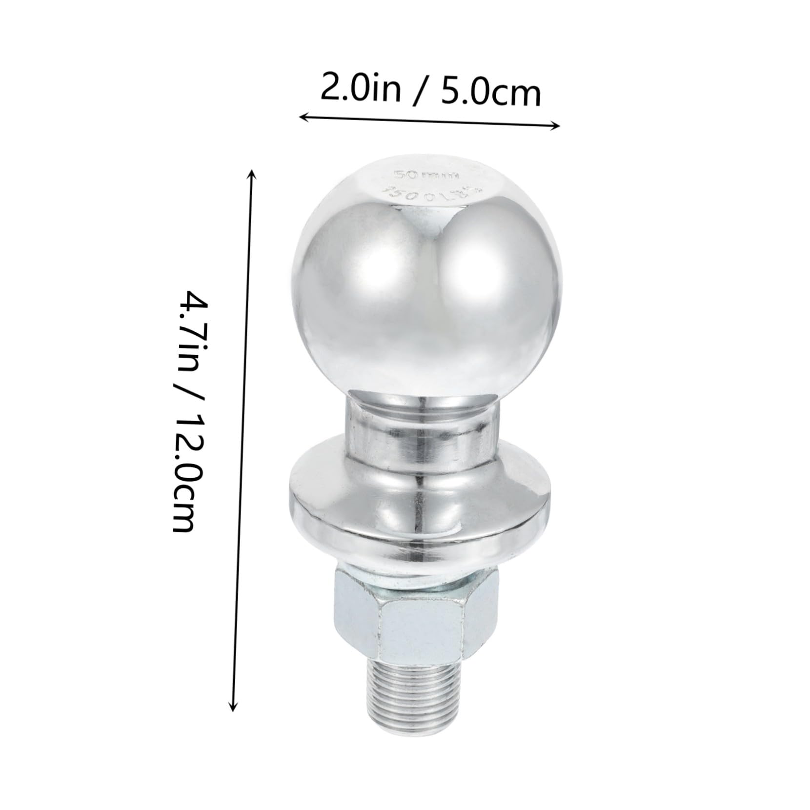 GLEAVI Boule Attelage pour Remorque Détachées pour Yacht Remorque Camping ou Caravane