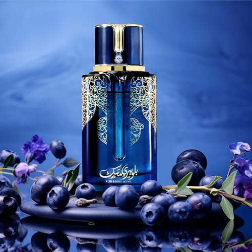 Image of Arabiyat Blueberry Musk Eau de Parfum 100ml - Unisex Perfume with Blackberry & Blueberry Notes for Fruity, Fresh, Long-Lasting Fragrance