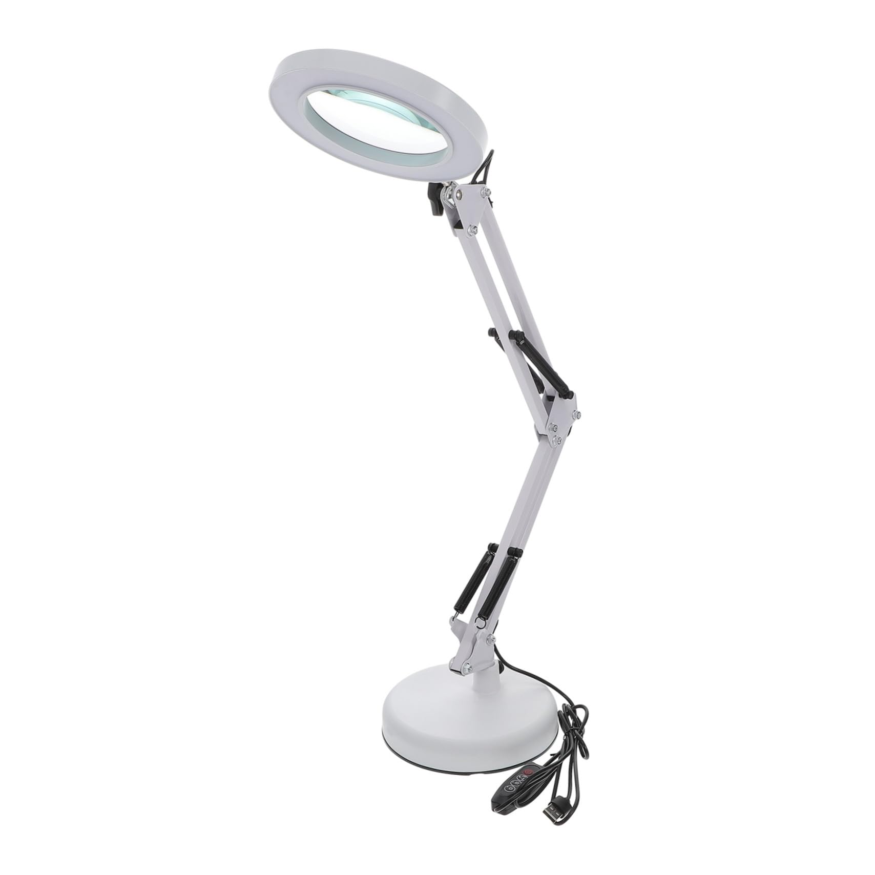 Lámpara de Aumento LED 8w 5x Plegable Luz para Escritorio