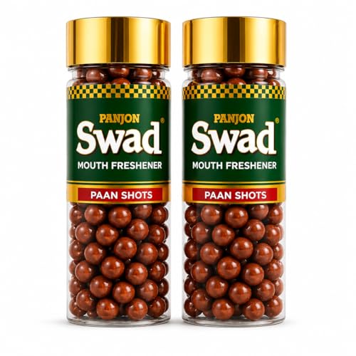 Image of Swad Paan Shots Balls for Instant Mouth Refreshment Mukhwas, 150g, Pack 2
