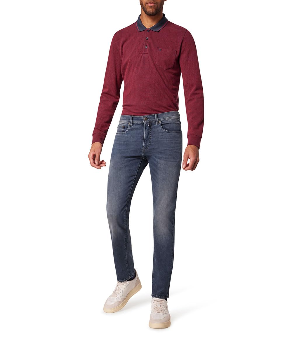 Pierre Cardin Herren Lyon Tapered Soft Stretch Denim Jeans, 34510.8172 Dark Stone Blue Used
