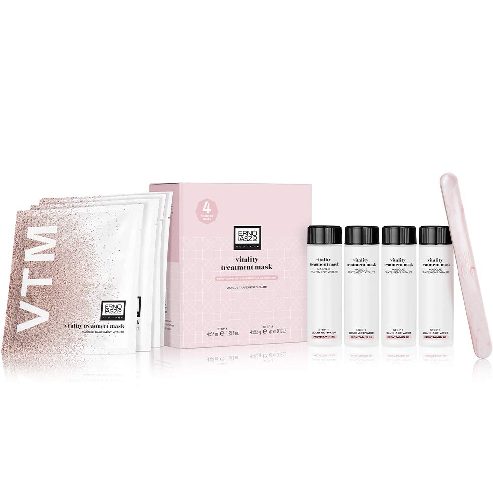 Erno Laszlo Vitality Treatment Mask VTM ââ‚¬â€œ 4 Pack, Light Pink, unscented, 1 Count