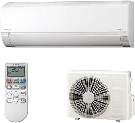日立 白くまくん エアコン AJシリーズ 【GBFT Online限定 標準工事費込み】 RAS-AJ2225S-W 6畳 2.2kW 100V スターホワイト 工事保証3年付属