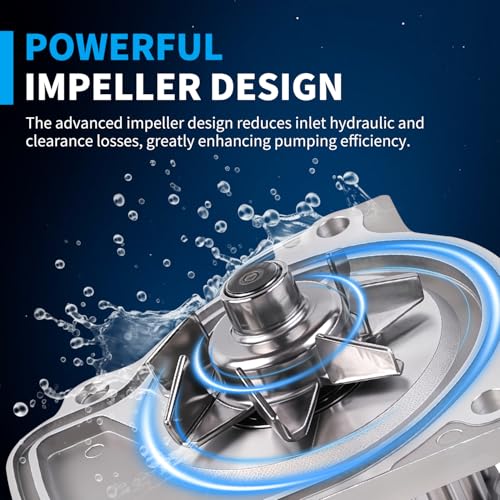TUUMOND Water Pump for 2014–2025 Ram 2500, 3500, 4500 and 5500 6.4L HEMI - Image 3