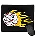 Produktbild Mouse Pad Cartoon Fireball Softball Pattern Rectangle Rubber Mousepad 8.66 X 7.09 Inch Gaming Mouse Pad with Black Lock Edge