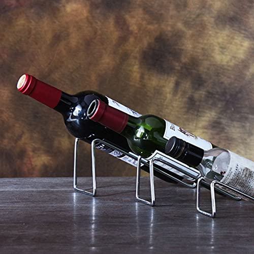 Soporte para botella de vino de hierro SHOWERORO 3 piezas miniatura 5
