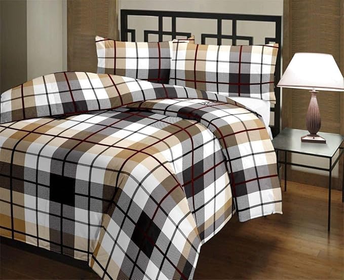 SHOPINGTRADE Microfibre Reversible Single Bed Comforter Dohar, King Size (Multi 1, Single Bed)-image-22