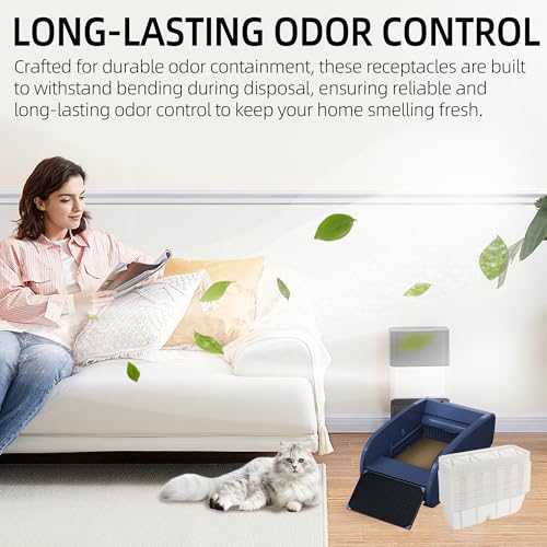 image for VIKOS Products 30-Pack Disposable Litter Box Waste Receptacles Compati