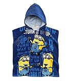 Minions Kapuzen-Handtuch - blau - 92