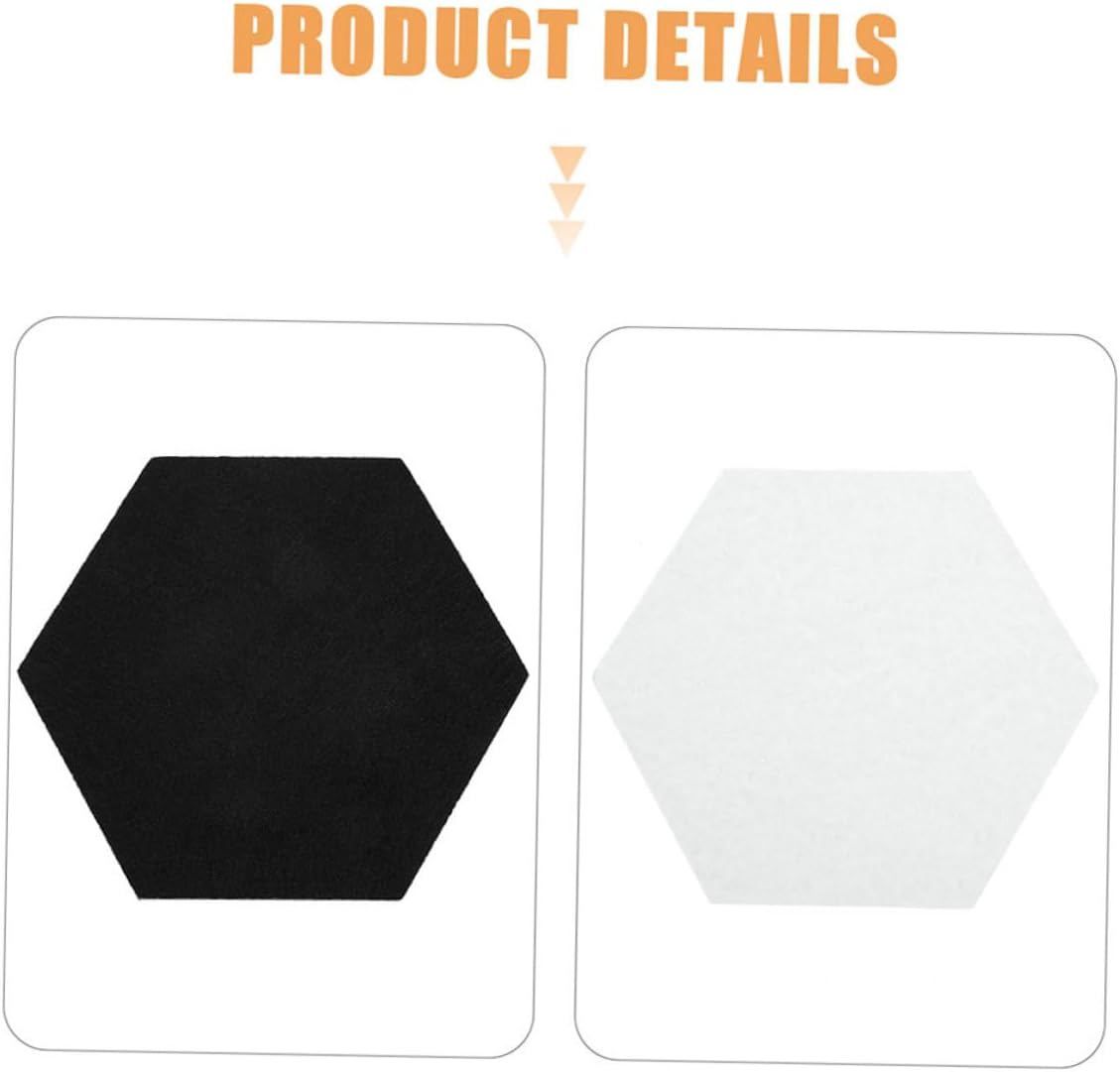 SOLUSTRE 8pcs Felt Wall Board for Photos and Memos Soundproof Decorative Bulletin Board for Easy Arrangement and Creative Wall Decor