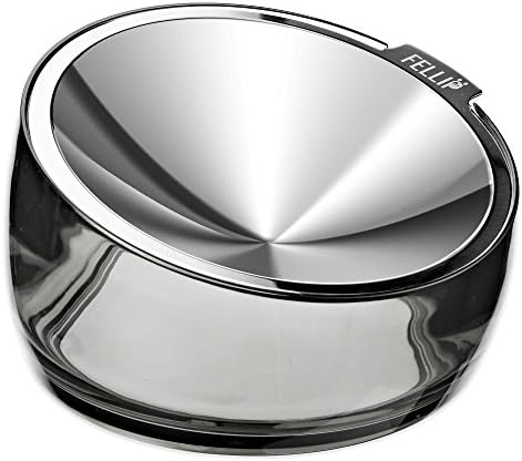 Felli Pet Oblik Lordly Puss Shallow Pet Bowl in Quartz