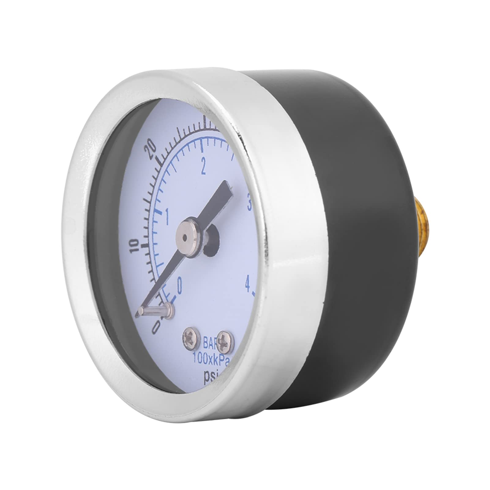 Manomètre Pression Eau 0-4 Bar / 0-60 Psi – Cadran 40 Mm Double échelle – Filetage 1/8 NPT – Portable Et Robuste