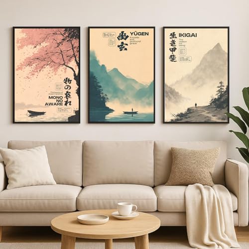 Image of Gamya Framed Japan Samurai Theme Motivational Quote Posters For Office, Living Room, Bedroom Wall Decor - Aesthetic Room Decor (13x19 Inches) (BF (JQ))