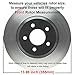 Detroit Axle - Front Brake Rotors for Nissan 370Z INFINITI G37 Q50 M37 M56 FX50 Q60 370Z Q70 QX70 M35H Drilled and Slotted Disc Brake Rotors Replacement: 13.98
