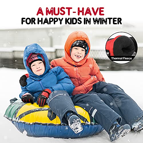 HIKENTURE Guanti da sci per bambini, impermeabili