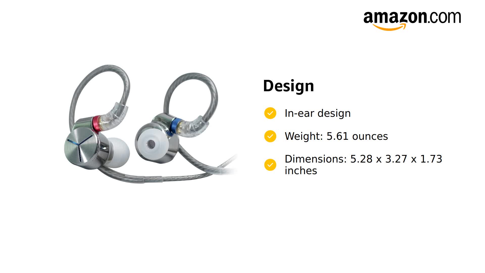 Amazon.com: FiiO/JadeAudio JD7 Dynamic Drive in-Ear Earphone, HiFi