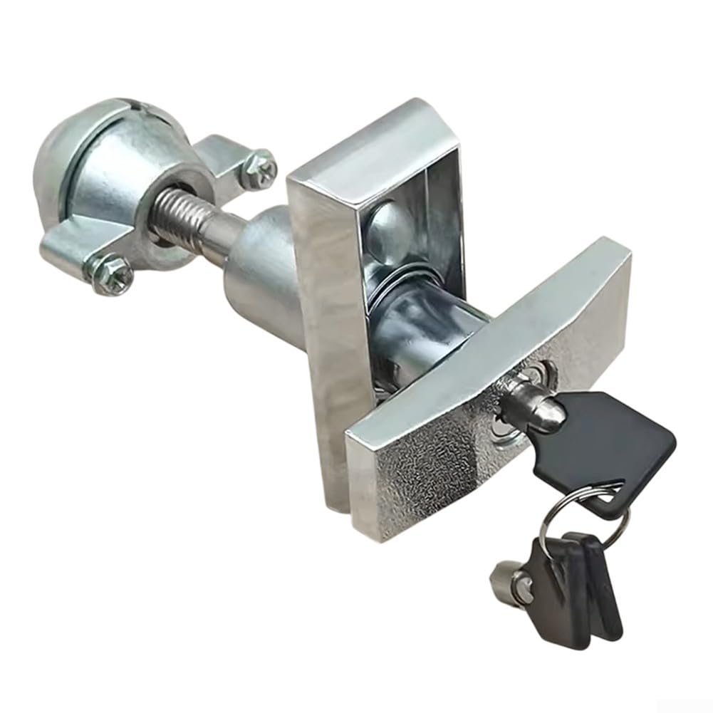 AugustknowU Door Knob Push Pull Door Knob T Type Lock Zinc Alloy Water Vending Machine Lock Unmanned Vending Machine Lock Game Machine Car Washing Machine Automatic Water Vending Machine Lock