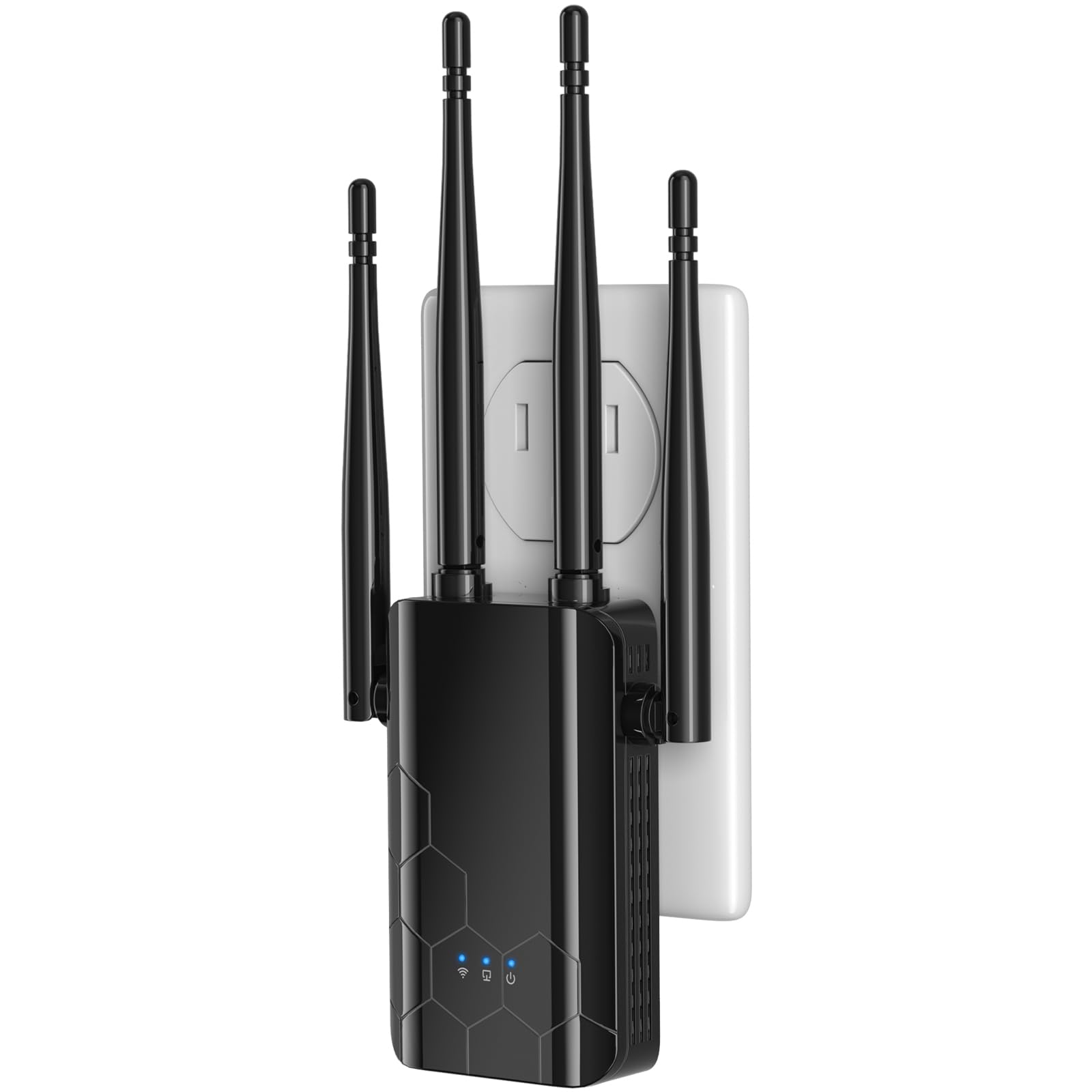 2025 WiFi Extender Signal Booster, Covers Up to 8,600 sq.ft, Supports Multiple Devices, WiFi Extender with Ethernet Port, Compatible with Wireless Routers, Easy to Set Up and Reliable Connection