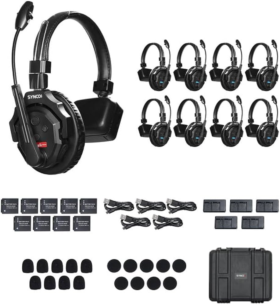 Amazon.com: SYNCO XTalk X9 2.4GHz Wireless Headset with Microphone