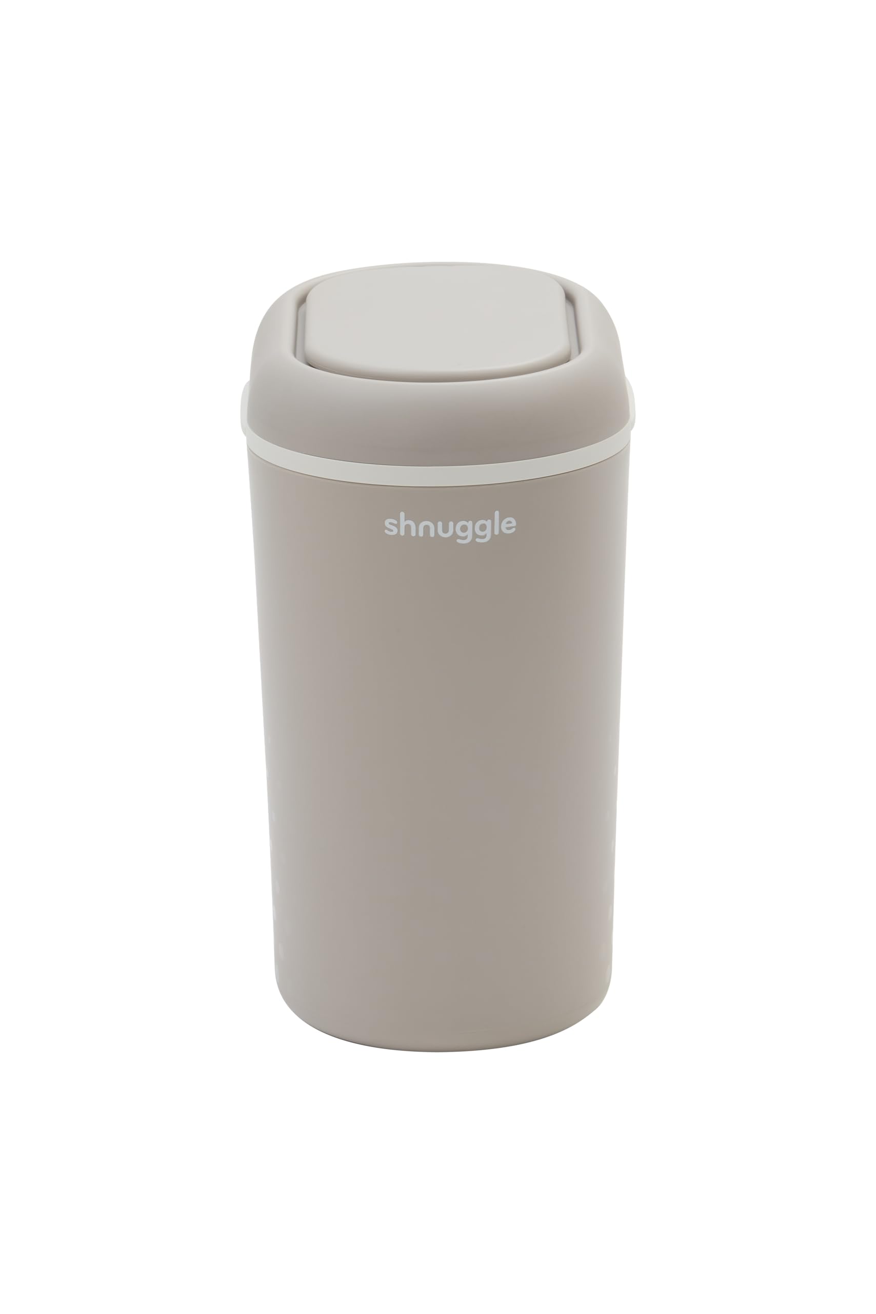 Shnuggle Eco-Touch - Cubo de pañales (Diaper Pail) | Sistema de eliminación de pañales ecológico | Sin recargas costosas - Utiliza cualquier bolsa | Bloqueo de olores con doble sello | Cubo de fácil
