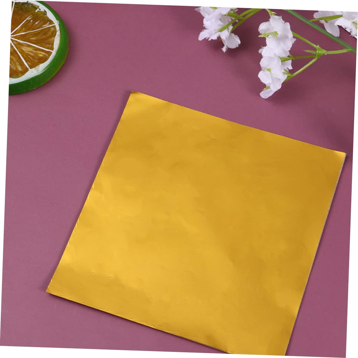 300pcs Gold Tinfoil Wrapping Paper Food Grade Aluminium Foil for Candy Tea and Packaging Bright and Smooth Finish for Parties and Events