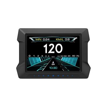 P22 Digital GPS Speedometer OBD2 Universal Car HUD Head Up Display Multifunction GPS Speed Meter for Most Vehicles After 2008