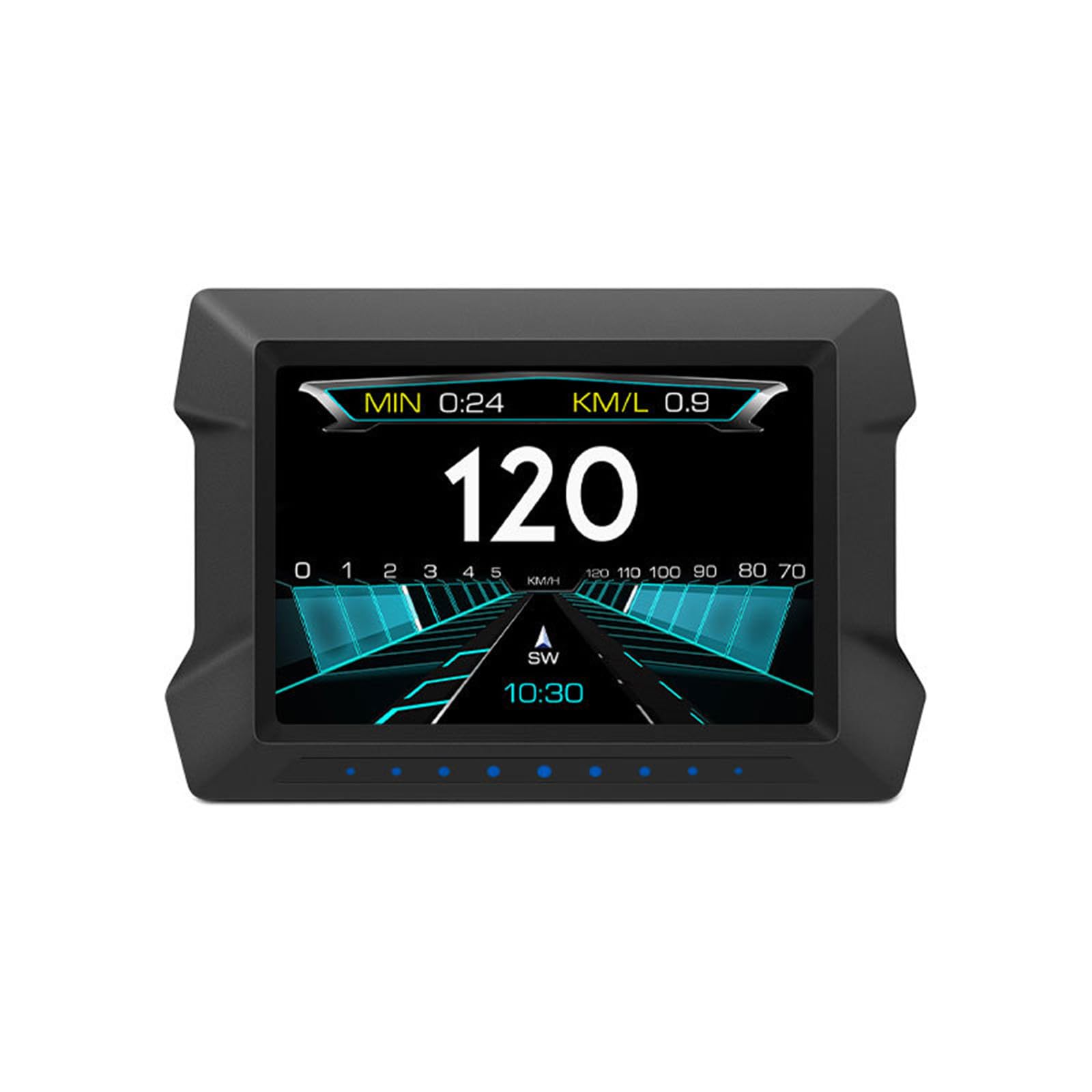 P22 Digital GPS Speedometer OBD2 Universal Car HUD Head Up Display Multifunction GPS Speed Meter for Most Vehicles After 2008