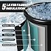 Alupssuc Ice Bath Tub with Lid - 80CM Portable Outdoor Cold Plunge Pool for Cold Water Therapy & Sports - Black