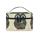 2.La bolsa de cosméticos tiene 1 bolsa principal de gran capacidad, dentro de 3 bolsillos y 4 bolsas elásticas y una bolsa de red con cremallera.