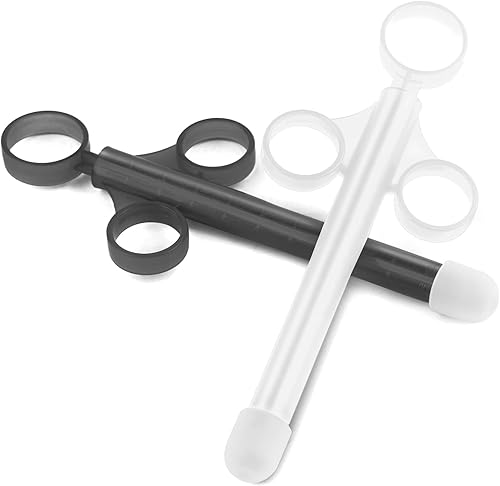 Miniatura 7 de ANGCURE Jeringas aplicadoras de lubricante lubricante, disparador de tubo lubricante con tapa redondeada lisa para hombres, mujeres y parejas,
