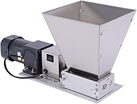 Vista 6 de Molino de grano eléctrico de 110 V, molinillo de grano con 2 rodillos de cebada, trituradora de malta, molino de cerveza casera, molino de grano