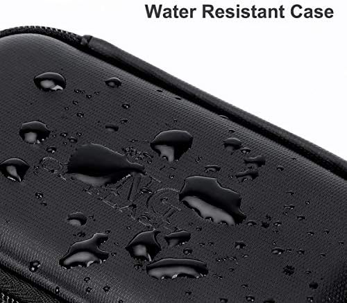 King of Flash Double Layer USB Carry Case  Cable Organiser for Travelling  Travel Bag for Pen Drives/Flash Drives/Thumb Drives/Keys  Electronic Accessories Storage Case  Black