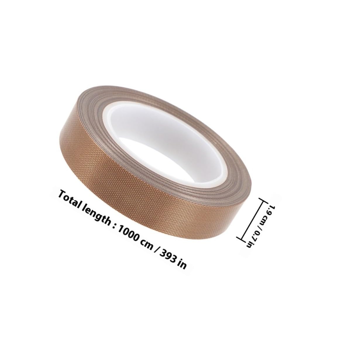 PTFE Sealing Tape 19Mm X 10M X 0.13Mm Heat Resistant Insulation Tape for Vacuum Sealer High Temperature Resistant