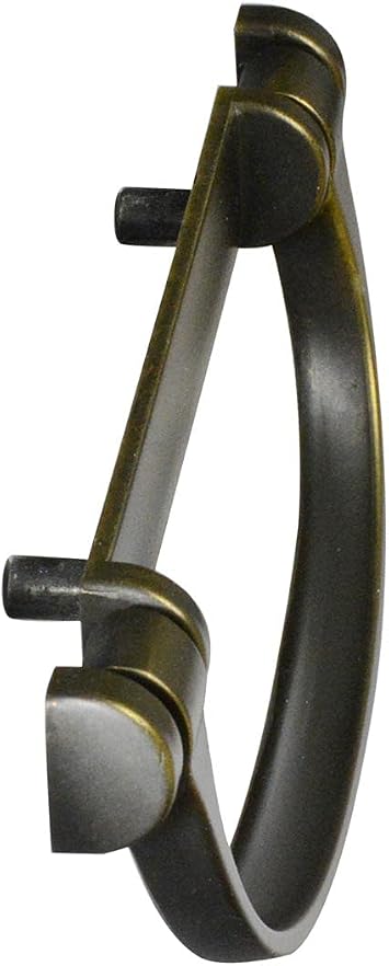 Knob Deals #5228-3 (76mm) Furniture Dresser Bail Pull, Antique Brass - 10 Pack