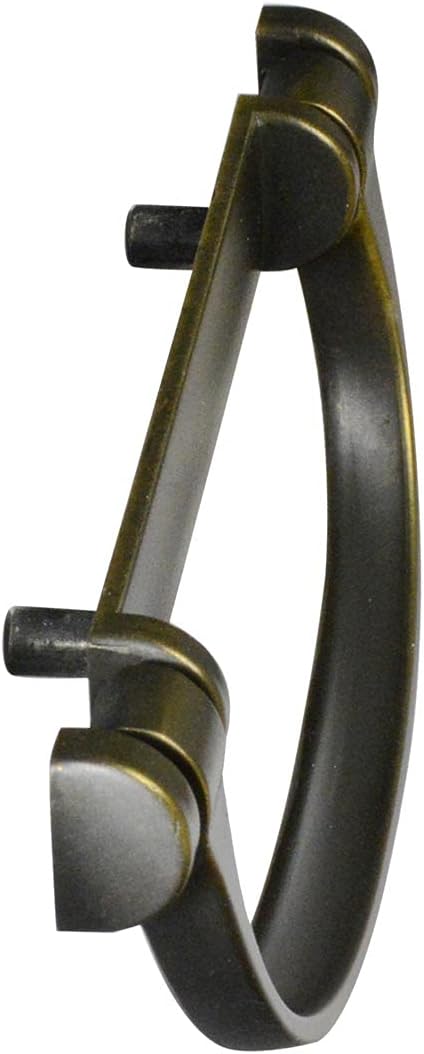 Knob Deals #5228-3 (76mm) Furniture Dresser Bail Pull, Antique Brass - 10 Pack